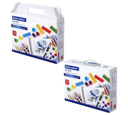 Набор для развития и творчества в подарочной коробке BRAUBERG ART BOX 