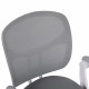 Кресло детское с подставкой для ног BRABIX "Toy MG-205", сетка/ткань TW, серое, 533153