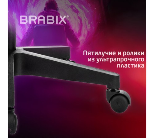 Кресло компьютерное BRABIX "Shooter GM-123", 2 подушки, экокожа, черное/красное, 533190 Кресло компьютерное BRABIX "Shooter GM-123", 2 подушки, экокожа, черное/красное, 533190