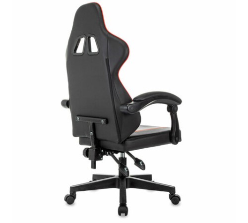 Кресло компьютерное BRABIX "Shooter GM-123", 2 подушки, экокожа, черное/красное, 533190 Кресло компьютерное BRABIX "Shooter GM-123", 2 подушки, экокожа, черное/красное, 533190