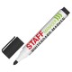 Маркер стираемый для белой доски, ЧЕРНЫЙ, STAFF 