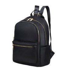 Рюкзак BRAUBERG PODIUM женский, 2 отделения, карман-антивор, нейлон, черный, 35х29х15 см, 270813