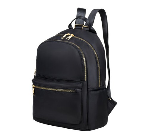 Рюкзак BRAUBERG PODIUM женский, 2 отделения, карман-антивор, нейлон, черный, 35х29х15 см, 270813