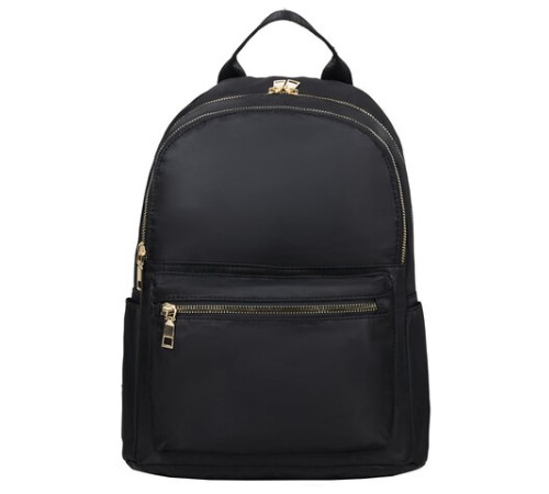 Рюкзак BRAUBERG PODIUM женский, 2 отделения, карман-антивор, нейлон, черный, 35х29х15 см, 270813