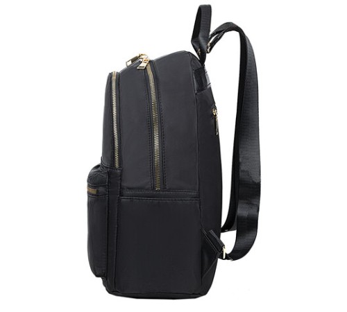 Рюкзак BRAUBERG PODIUM женский, 2 отделения, карман-антивор, нейлон, черный, 35х29х15 см, 270813