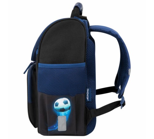 Ранец ПИФАГОР BASIC, 1 отделение, 3 кармана, эргономичная спинка, 