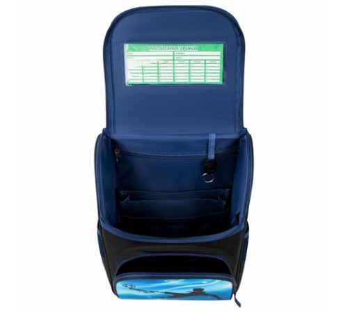 Ранец ПИФАГОР BASIC, 1 отделение, 3 кармана, эргономичная спинка, 