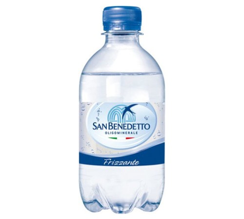Вода ГАЗИРОВАННАЯ минеральная SAN BENEDETTO 0,33 л, ИТАЛИЯ, CB-00000231