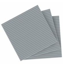 Салфетки губчатые для уборки кухни 15х15 см, ЦЕЛЛЮЛОЗНЫЕ, КОМПЛЕКТ 3 шт., серые, LAIMA, 700261