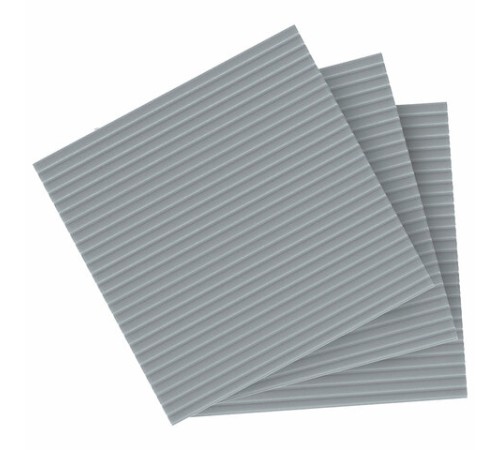 Салфетки губчатые для уборки кухни 15х15 см, ЦЕЛЛЮЛОЗНЫЕ, КОМПЛЕКТ 3 шт., серые, LAIMA, 700261