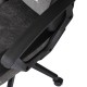 Кресло компьютерное BRABIX "Forcer GM-127", 2 подушки, экокожа/велюр, черное/серое, 533216