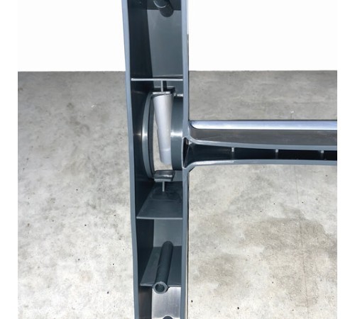 Тележка уборочная BRABIX, 2 съемных ведра 30 л, механический отжим, пластиковый каркас, фиксирующаяся ручка, 606661