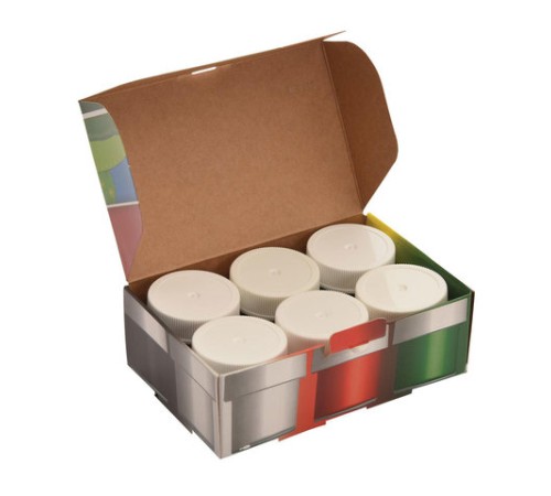 Гуашь KOH-I-NOOR, 6 цветов по 25 мл, без кисти, картонная упаковка, FG-KIN-206