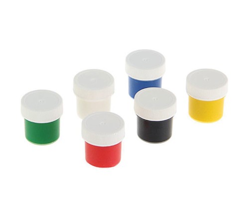 Гуашь KOH-I-NOOR, 6 цветов по 25 мл, без кисти, картонная упаковка, FG-KIN-206