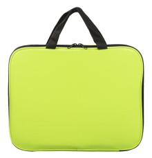 Папка на молнии с ручками STAFF EVERYDAY, А4, полиэстер, ярко-желтая, 270736