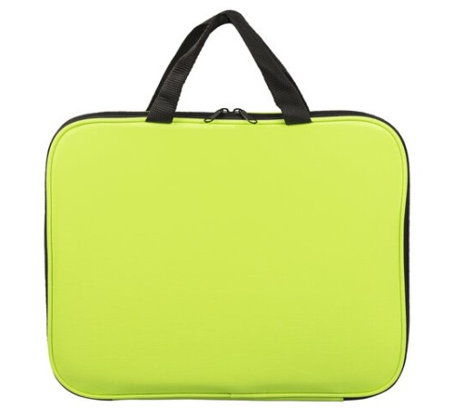 Папка на молнии с ручками STAFF EVERYDAY, А4, полиэстер, ярко-желтая, 270736