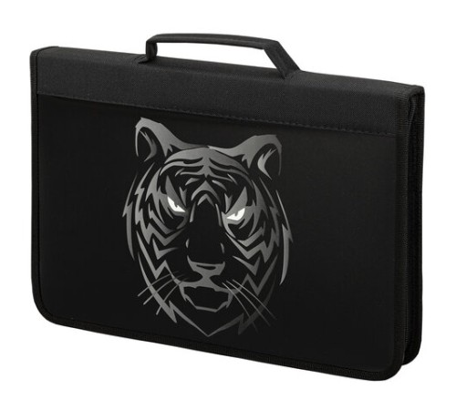 Папка на молнии BRAUBERG А4 с ручкой, с органайзером, 1 отделение, 