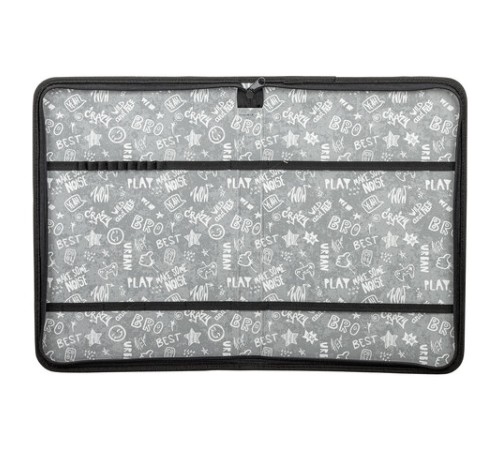 Папка на молнии BRAUBERG А4 с ручкой, с органайзером, 1 отделение, 