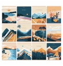 Тетради предметные, КОМПЛЕКТ 12 ПРЕДМЕТОВ, 48 л., SoftTouch, фольга, BRAUBERG, 