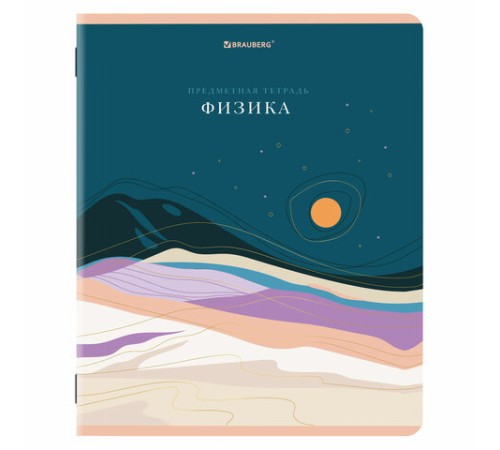 Тетради предметные, КОМПЛЕКТ 12 ПРЕДМЕТОВ, 48 л., SoftTouch, фольга, BRAUBERG, 