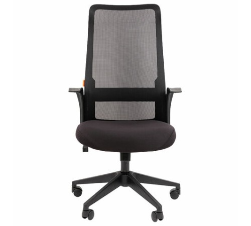 Кресло офисное Chairman CH 573, сетка/ткань, черное, 7134740
