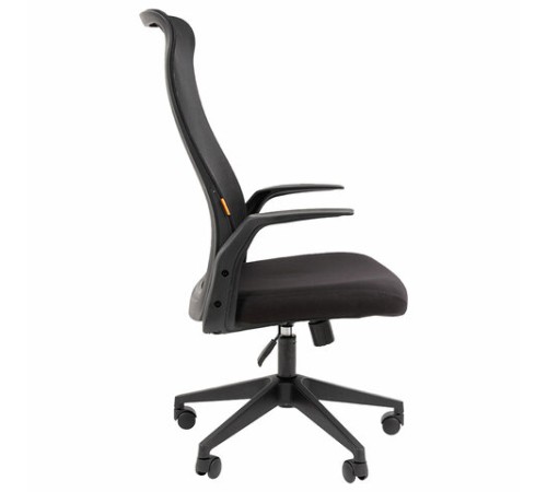 Кресло офисное Chairman CH 573, сетка/ткань, черное, 7134740