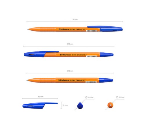 Ручки шариковые ERICH KRAUSE R-301 