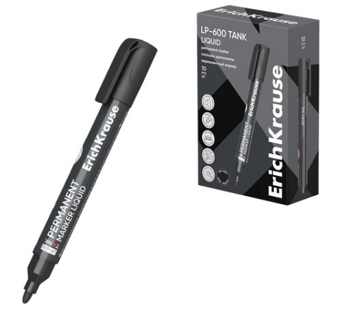 Маркер перманентный с жидкими чернилами ERICH KRAUSE LP-600 