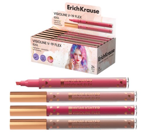 Текстовыделитель с гибким наконечником ERICH KRAUSE 