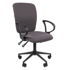 Кресло офисное Chairman CH 9801, пятилучие металл, ткань, серое, 7150936