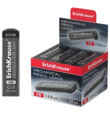 Грифели запасные для механических карандашей 0,9 мм ERICH KRAUSE, HB, КОМПЛЕКТ 20 ШТ,, 48144