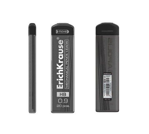 Грифели запасные для механических карандашей 0,9 мм ERICH KRAUSE, HB, КОМПЛЕКТ 20 ШТ,, 48144