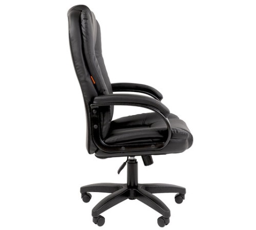 Кресло офисное Chairman CH 600 LT, экокожа, черное, 7158667