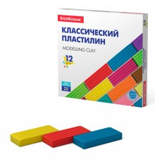 Пластилин классический ERICH KRAUSE, 12 цветов, 192 г, 50558