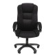 Кресло офисное Chairman CH 600, велюр, черное, 7158676