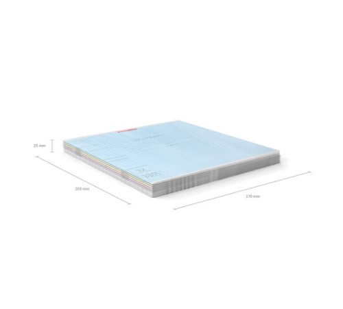 Тетрадь обложка пластик, 12 л. клетка, Erich Krause, CoverPro (микс в спайке), 56338