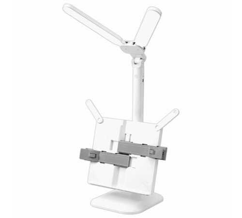 Настольная лампа / светильник беспроводная SONNEN PT-202, подставка для книг, USB, LED, 5 Вт, 3 режима, 238780