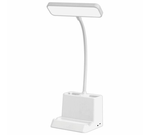 Настольная лампа / светильник беспроводная SONNEN PT-302, органайзер, USB, LED, 3 Вт, 3 режима, 238783