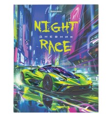 Дневник 5-11 класс 48 л., твердый, BRAUBERG, выборочный лак, с подсказом, Машина, 107193