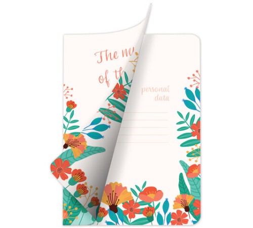 Тетрадь 60 л. в клетку обложка SoftTouch, бежевая бумага 70 г/м2, сшивка, В5 (179х250 мм), ГАРМОНИЯ, BRAUBERG, 1403816