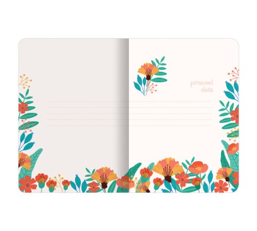 Тетрадь 60 л. в клетку обложка SoftTouch, бежевая бумага 70 г/м2, сшивка, В5 (179х250 мм), ГАРМОНИЯ, BRAUBERG, 1403816