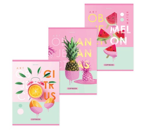 Тетрадь А4, 48 л., BRAUBERG, скоба, клетка, обложка картон, 