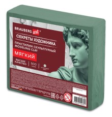 Пластилин скульптурный МЯГКИЙ ОЛИВКОВЫЙ 
