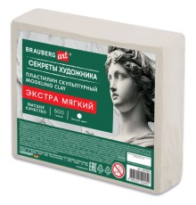 Пластилин скульптурный ЭКСТРА МЯГКИЙ БЕЛЫЙ 