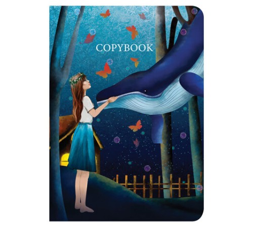 Тетрадь 60 л. в клетку обложка SoftTouch, бежевая бумага 70 г/м2, сшивка, В5 (179х250 мм), СКАЗКА, BRAUBERG, 403811