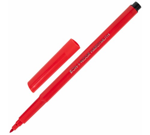 Фломастеры KOH-I-NOOR, 18 цветов, смываемые, трехгранные, пластиковая упаковка, европодвес, 771002AH04TERU