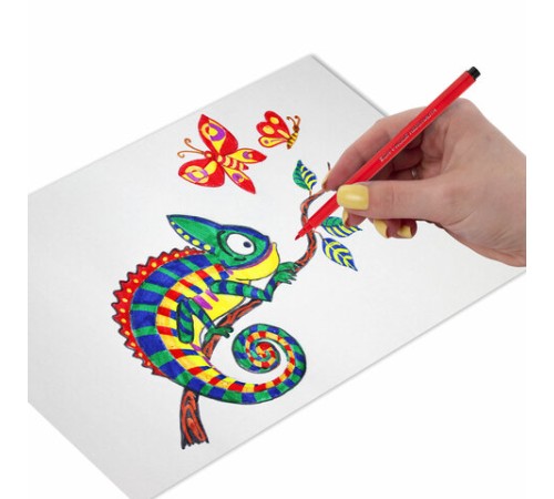 Фломастеры KOH-I-NOOR, 18 цветов, смываемые, трехгранные, пластиковая упаковка, европодвес, 771002AH04TERU