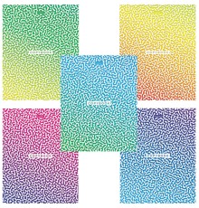 Тетрадь А5, 40 л., HATBER, скоба, клетка, глянцевая ламинация, 