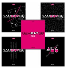 Тетрадь А5, 80 л., HATBER скоба, клетка, обложка картон, 