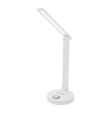 Настольная лампа светильник ночник SONNEN RG-001, LED, 6 Вт, 3 режима, RGB подсветка, белый, 238774